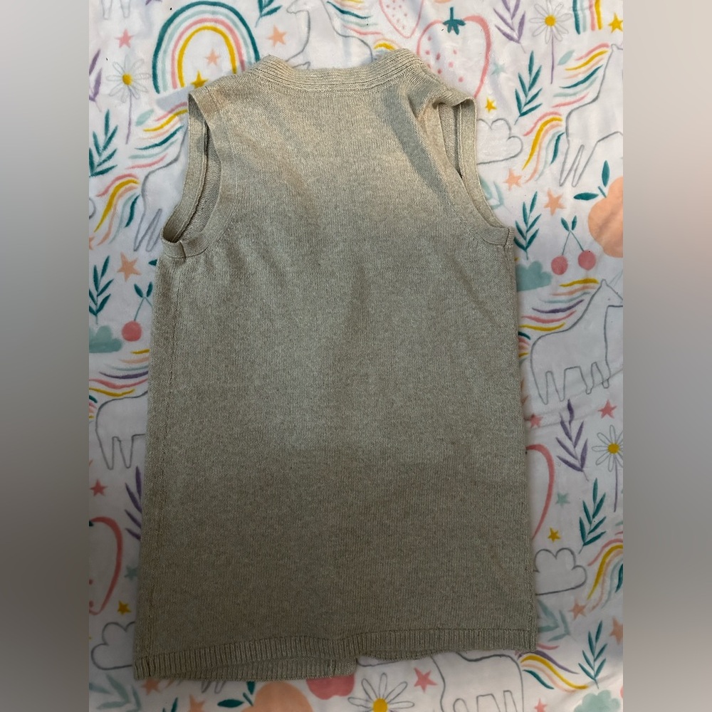 White‎ House Black Market Tan Knit Vest - Picture 4 of 5